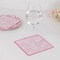 25 Pink Cocktail Paper Napkins with Vintage Floral Print Party Events